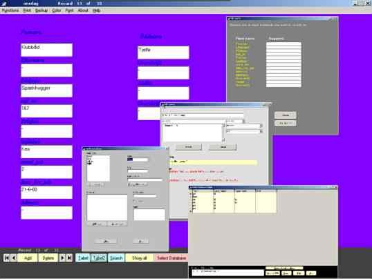 Asilla Database Screenshot